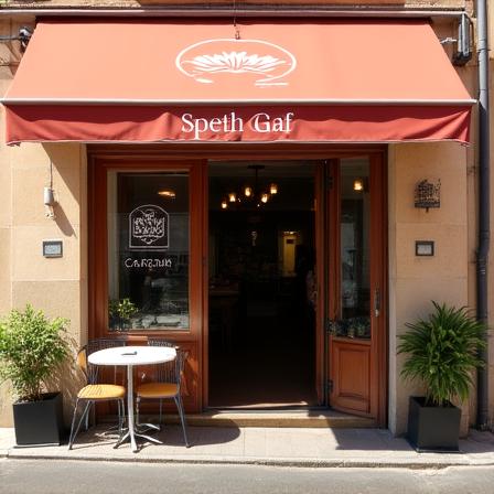 Vetrina esterna di Caffe Rondine su Via Edmondo De Amicis